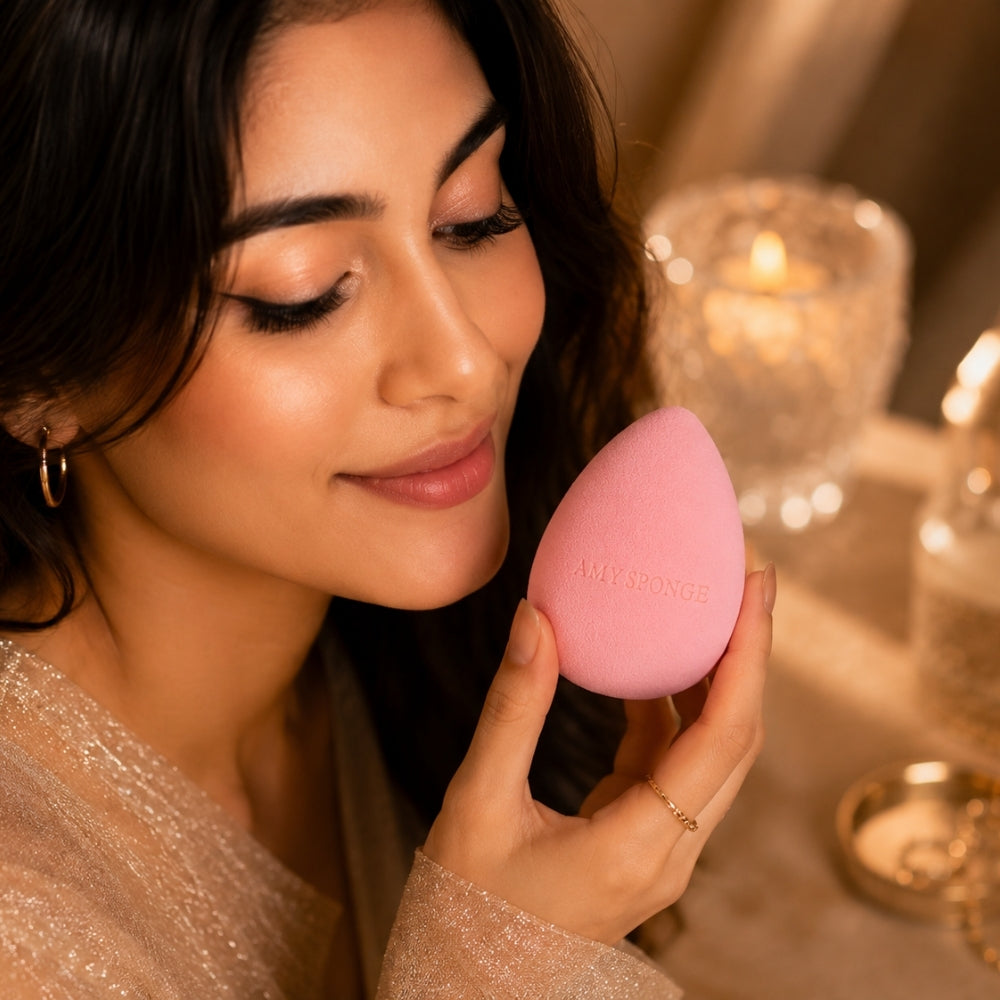 Single Velvet Sponge | Makeup Blending Sponge | Liquid and Cream Products