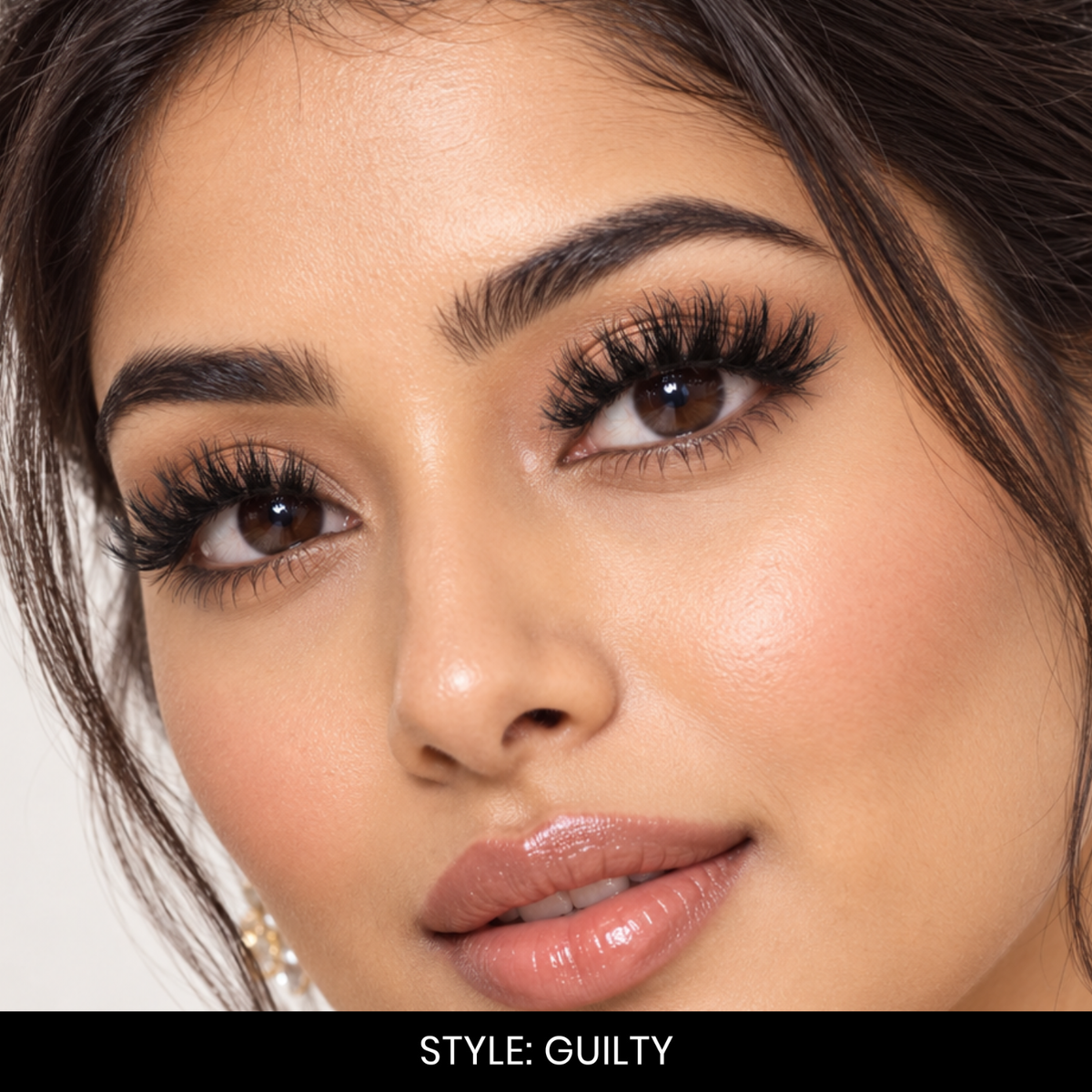 Guilty False Eyelashes | Pair of 10 | Fake Eyelashes for Women | Bold Volume Look | Lightweight Band