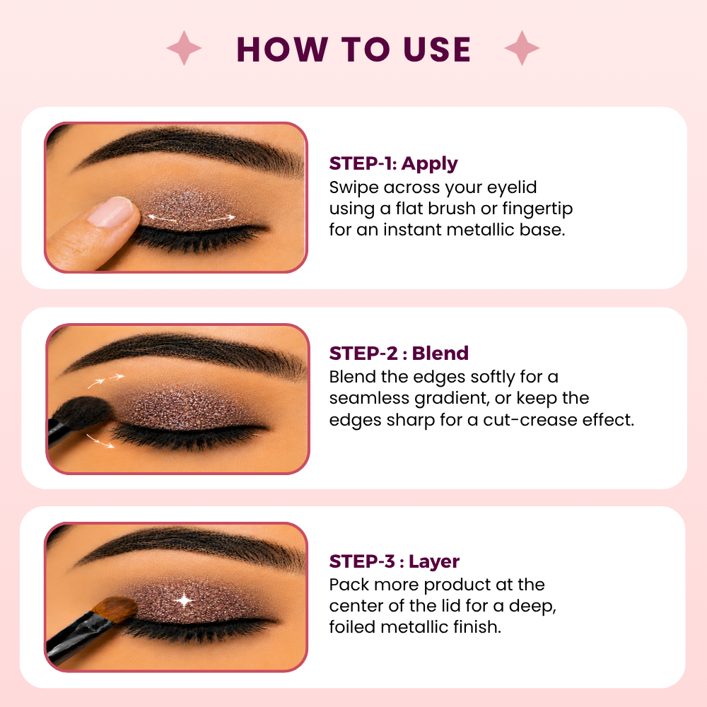 Bronze Blitz Single Metallic Pressed Eyeshadow | Pigmented | Long-Wearing
