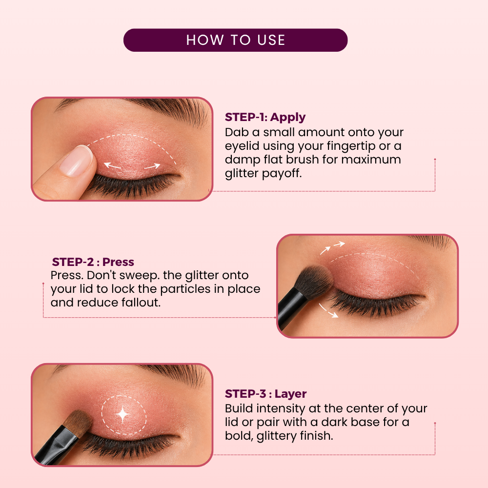 Glam Night Loose Glitters | Cosmetic Grade | Face and Body Use
