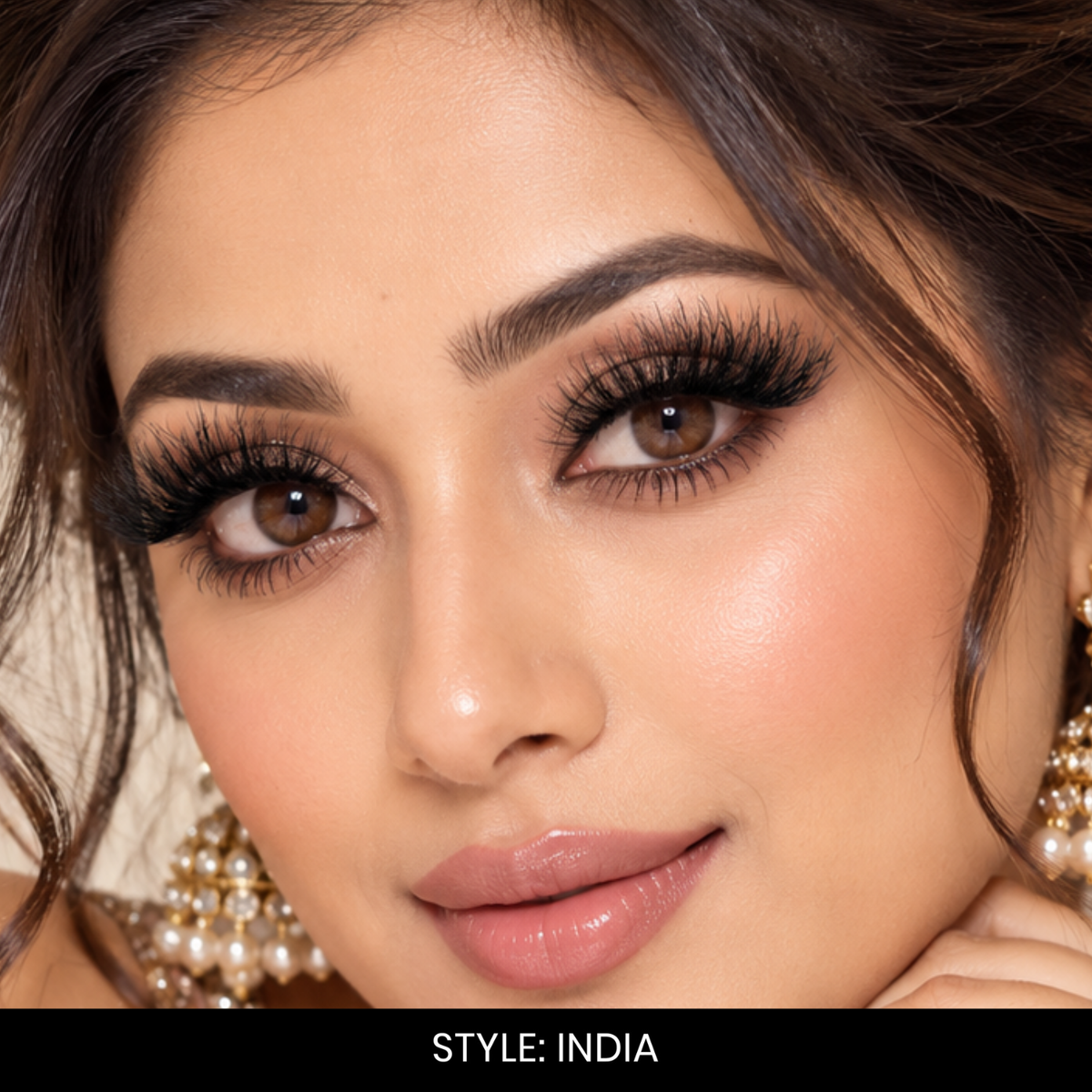 India False Eyelashes | Pair of 1 | Fake Eyelashes for Women | Bridal & Wedding Look | Lightweight Band
