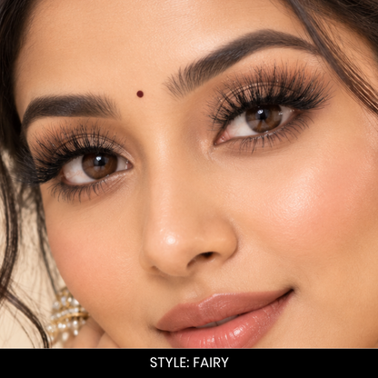 Fairy False Eyelashes | Pair of 1 | Fake Eyelashes for Women | Soft Natural Look | Lightweight Band