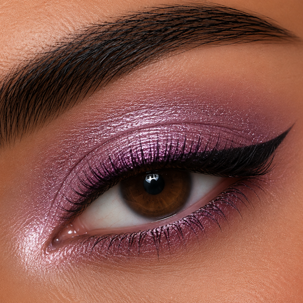 AMY LASHES Cream Shining Eyeshadow | Premium Purple | Shimmer Finish | Pigmented Formula