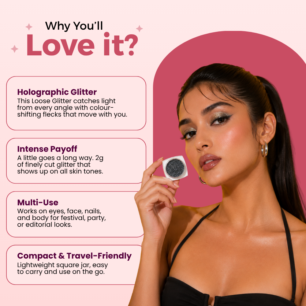 Under Water Magic Loose Glitters | Cosmetic Grade | Face and Body Use