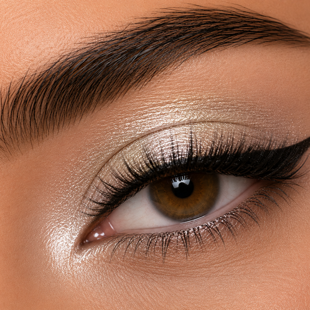 AMY LASHES Cream Shining Eyeshadow | Twinkle Silver | Metallic Finish | Pigmented Formula