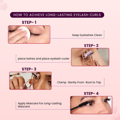 Purple Eyelash Curler | Curl and Lift Natural Lashes