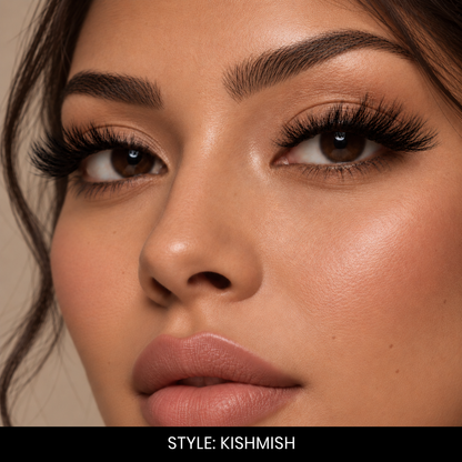 Exotic + Kishmish False Eyelashes Combo | Fake Eyelashes for Women | 2 Styles | Lightweight Band
