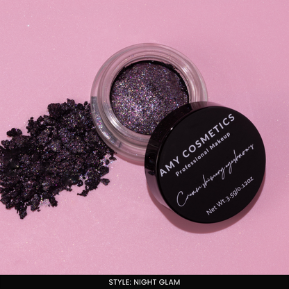 AMY LASHES Cream Shining Eyeshadow | Night Glam | Metallic Finish | Pigmented Formula