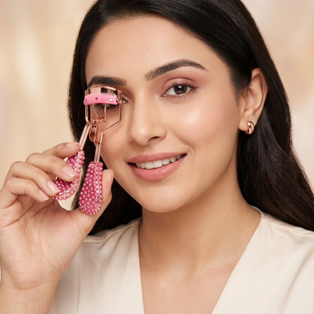 Pink Eyelash Curler | Curl and Lift Natural Lashes