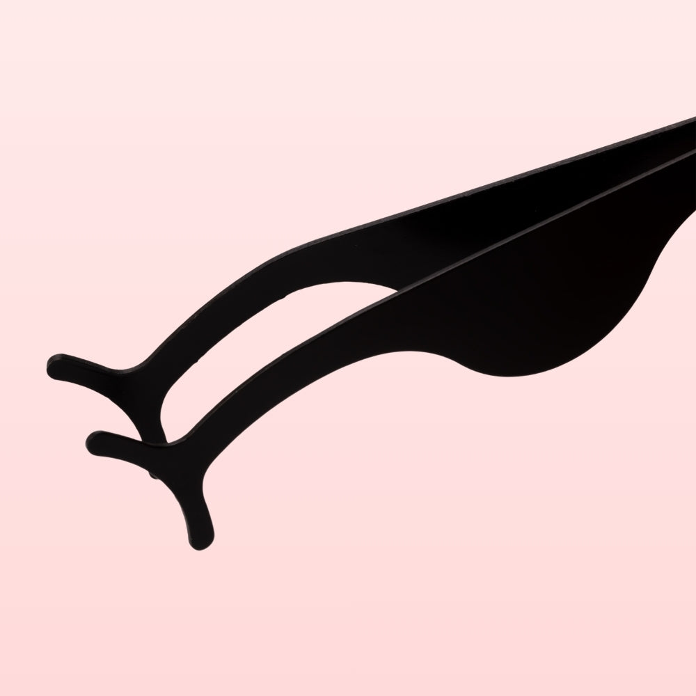 Black Precision Tweezer | False Lash Application Tool | Stainless Steel