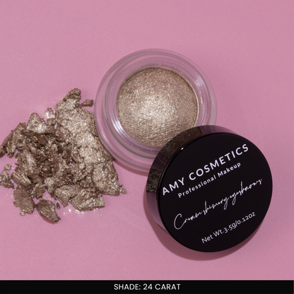 24 Carat Cream Shimery Eyeshadow | Metallic Finish | Pigmented Formula