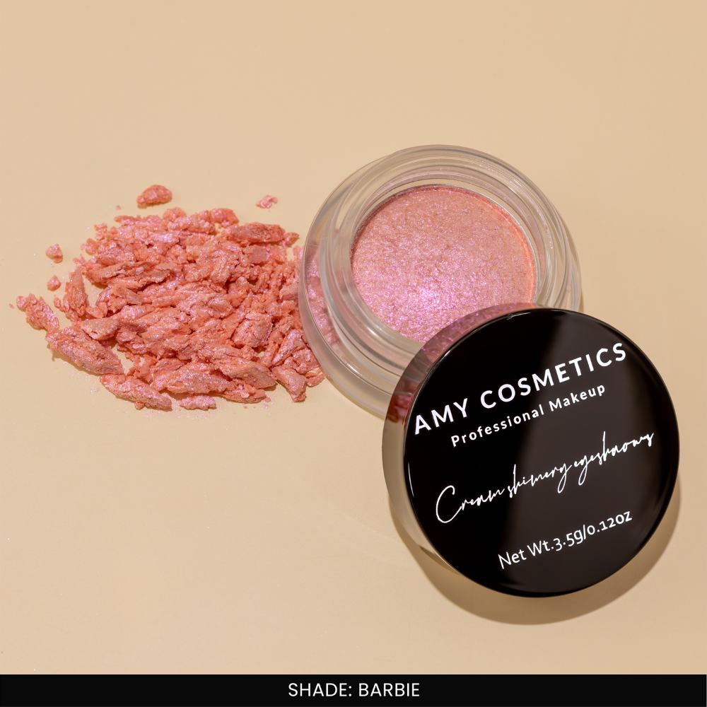 AMY LASHES Cream Shining Eyeshadow | Barbie | Shimmer Finish | Pigmented Formula