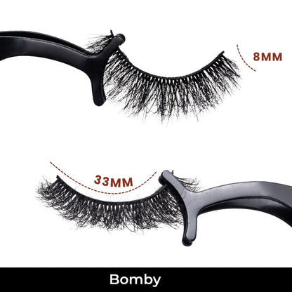 Bombay False Eye Lashes | Medium Occasion Wear | Vegan Cruelty-Free | Pair of 5