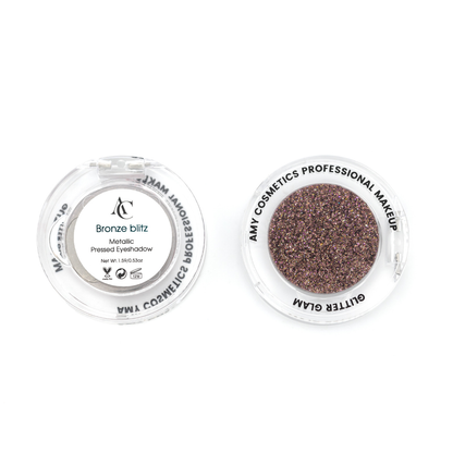 Bronze Blitz Single Metallic Pressed Eyeshadow | Pigmented | Long-Wearing