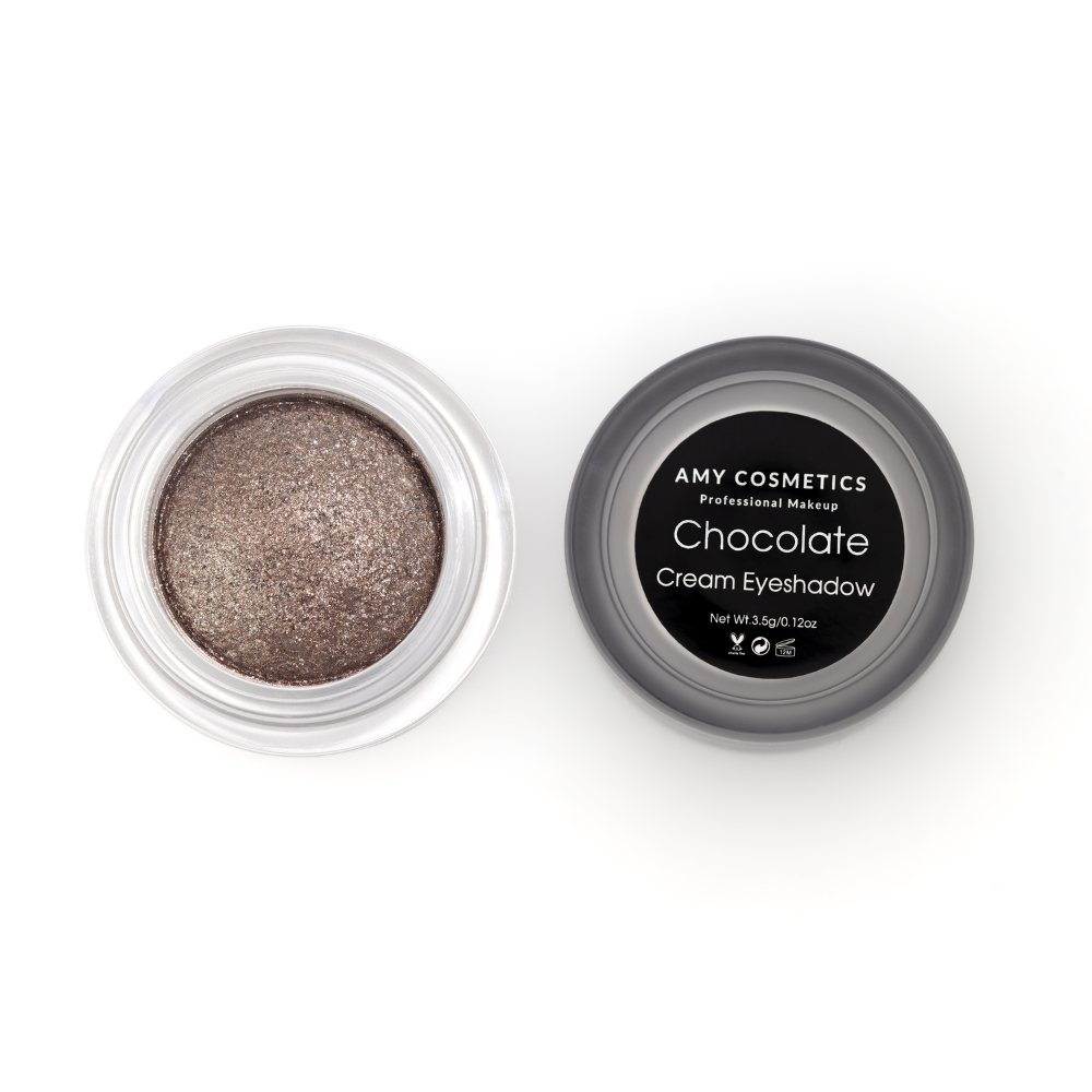 AMY LASHES Cream Shining Eyeshadow | Chocolate | Shining Finish | Pigmented Formula