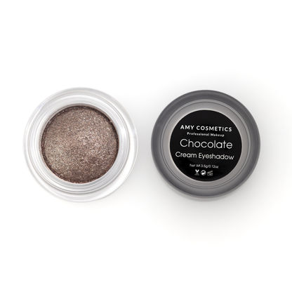AMY LASHES Cream Shining Eyeshadow | Chocolate | Shining Finish | Pigmented Formula