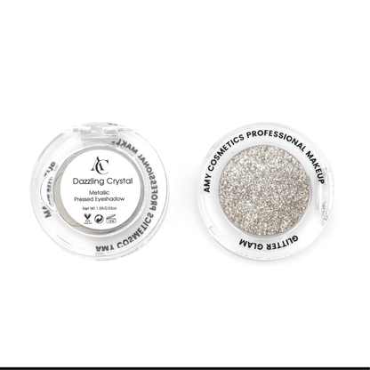 Dazzling Crystal Single Metallic Pressed Eyeshadow | Pigmented | Long-Wearing