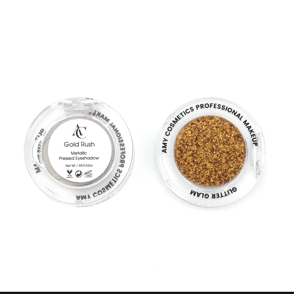Golden Rush Single Metallic Pressed Eyeshadow | Pigmented | Long-Wearing