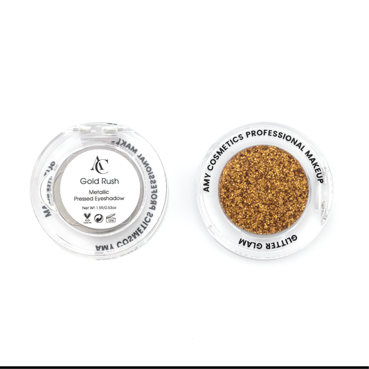 Golden Rush Single Metallic Pressed Eyeshadow | Pigmented | Long-Wearing