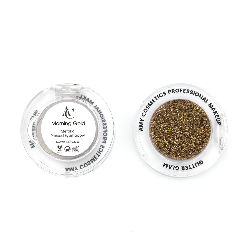 Morning Gold Single Metallic Pressed Eyeshadow | Pigmented | Long-Wearing