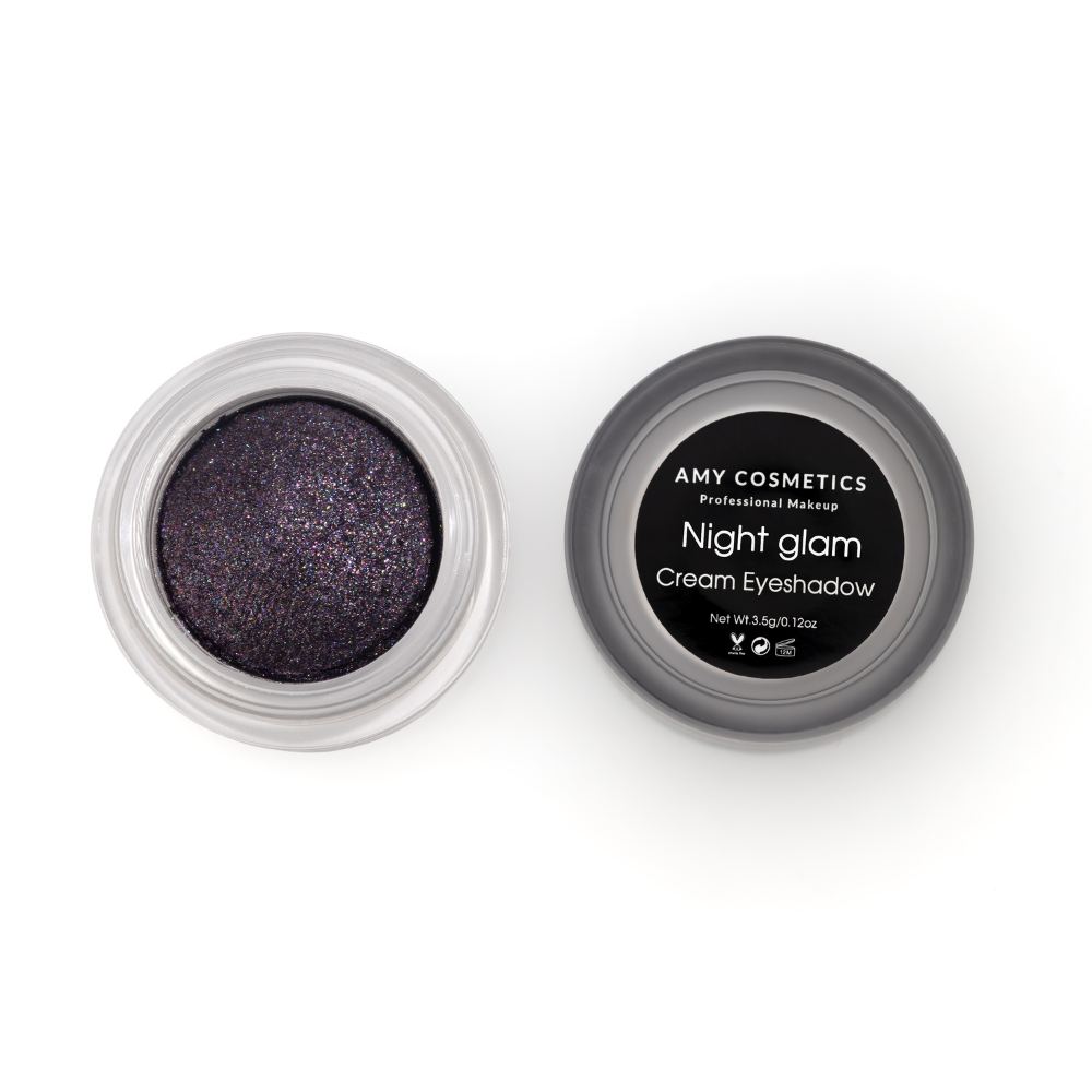 AMY LASHES Cream Shining Eyeshadow | Night Glam | Metallic Finish | Pigmented Formula