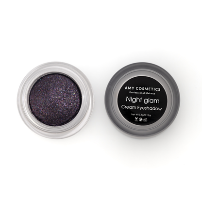 AMY LASHES Cream Shining Eyeshadow | Night Glam | Metallic Finish | Pigmented Formula
