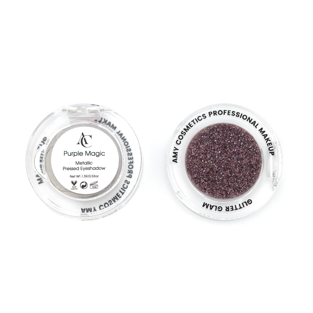 Purple Magic Single Metallic Pressed Eyeshadow | Pigmented | Long-Wearing