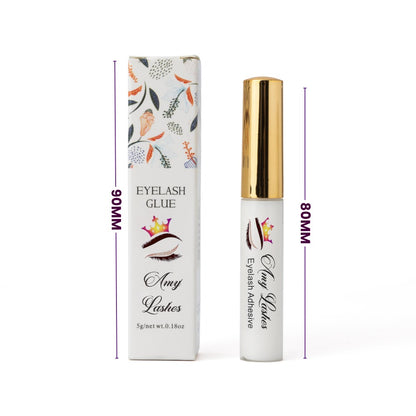 AMY LASHES Eye Lash Glue | White | Strong Hold Lash Adhesive