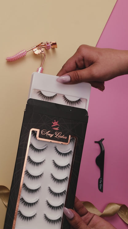 Baby False Eye Lashes | Natural Daily Wear | Vegan Cruelty-Free | Pair of 10