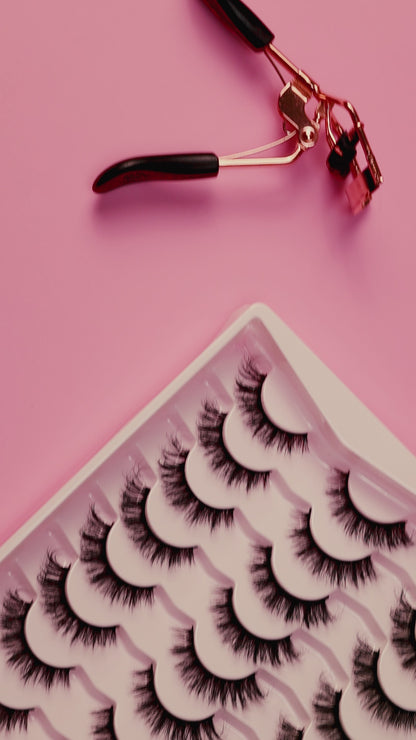 Darling False Eye Lashes | Bold Dramatic Glam | Vegan Cruelty-Free | Pair of 20