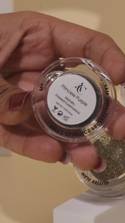 Princess Purple Single Metallic Pressed Eyeshadow | Pigmented | Long-Wearing