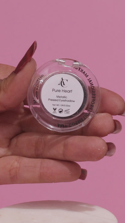 Pure Heart Single Metallic Pressed Eyeshadow | Pigmented | Long-Wearing