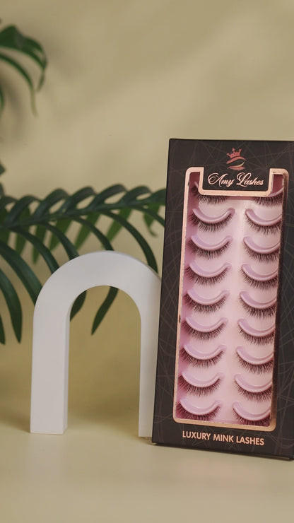 Slay False Eye Lashes | Bold Dramatic Glam | Vegan Cruelty-Free | Pair of 10