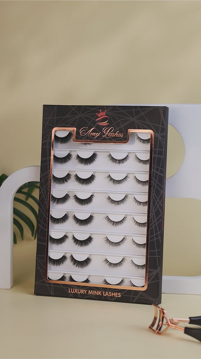 Bombay + Exotic False Eye Lashes | Medium Occasion Wear | Vegan Cruelty-Free | Pair of 16