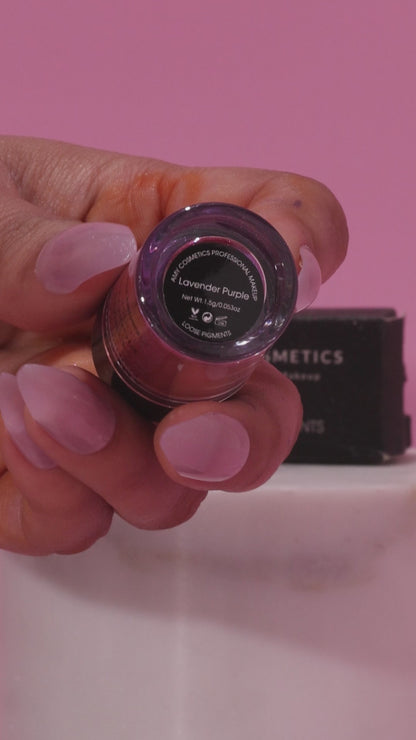 Lavender Purple Loose Pigments | Highly Pigmented Eyeshadow Powder | Shimmer Finish
