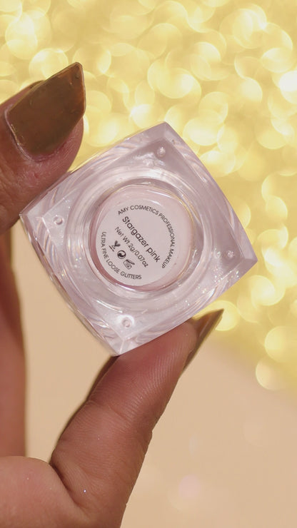 Stargazer Pink Ultra Fine Loose Glitters | Cosmetic Grade | Face Body Nail