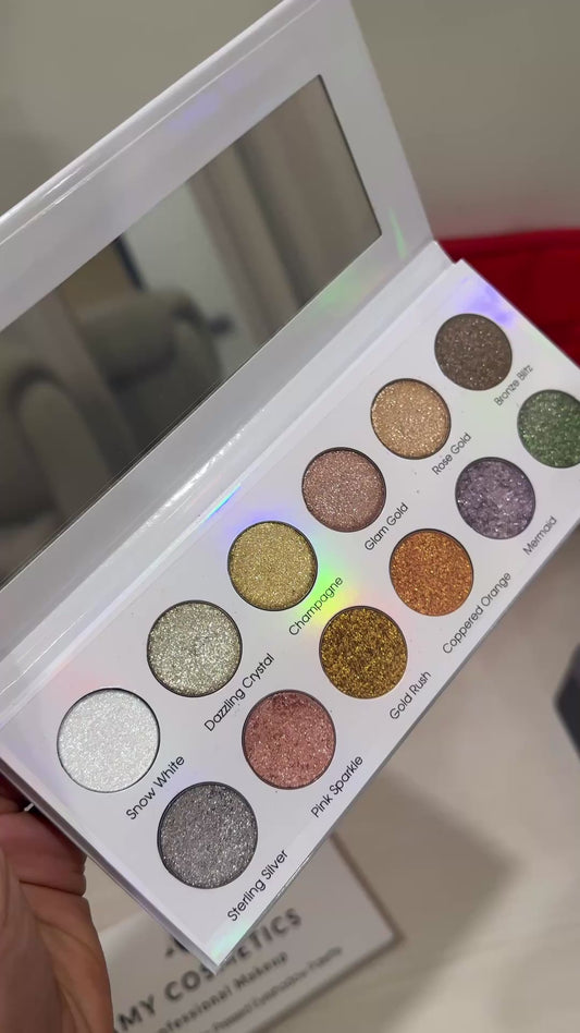 Glitter Bomb Metallic pressed Eyeshadow palette