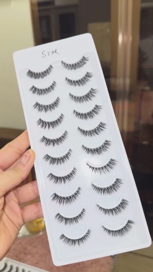 10 pair Lash style - Star