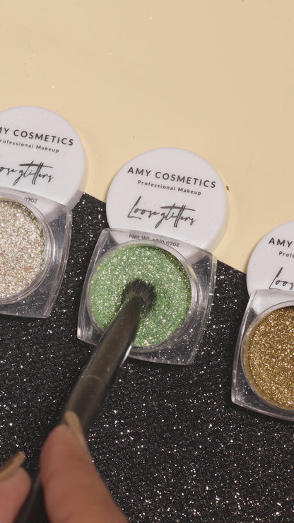 Gemini Green Loose Glitters | Cosmetic Grade | Face and Body Use