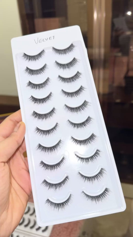 Velvet 10 pair box