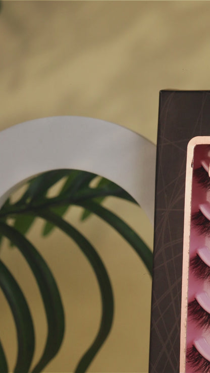 Bomb False Eye Lashes | Bold Dramatic Glam | Vegan Cruelty-Free | Pair of 10
