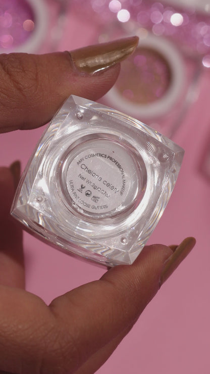 Chelone Celery Ultra Fine Loose Glitters | Cosmetic Grade | Face Body Nail