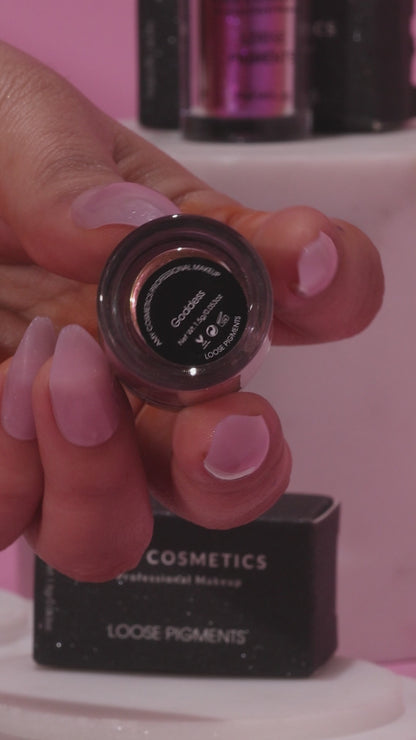Goddess Loose Pigments | Highly Pigmented Eyeshadow Powder | Metallic Finish