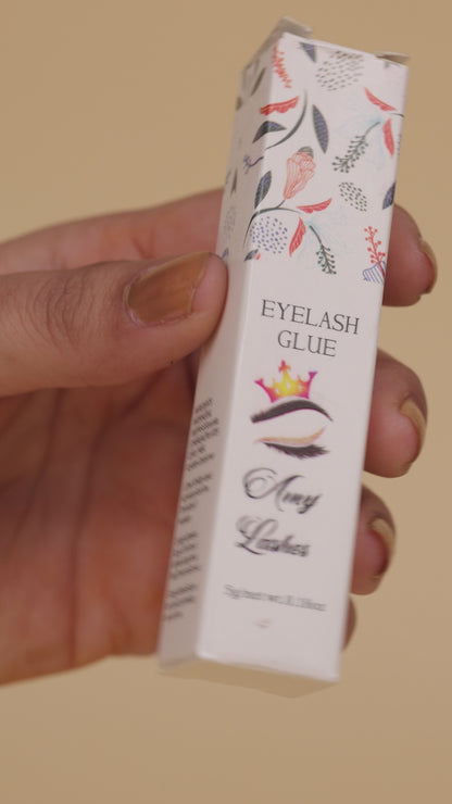 AMY LASHES Eye Lash Glue | White | Strong Hold Lash Adhesive