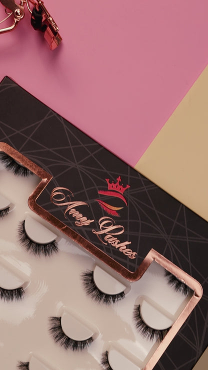 Pari False Eye Lashes | Medium Occasion Wear | Vegan Cruelty-Free | Pair of 10
