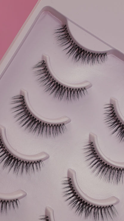 Galaxy False Eye Lashes | Bold Dramatic Glam | Vegan Cruelty-Free | Pair of 10