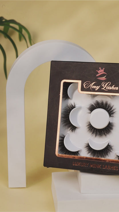 Maggie False Eye Lashes | Natural Daily Wear | Vegan Cruelty-Free | Pair of 5